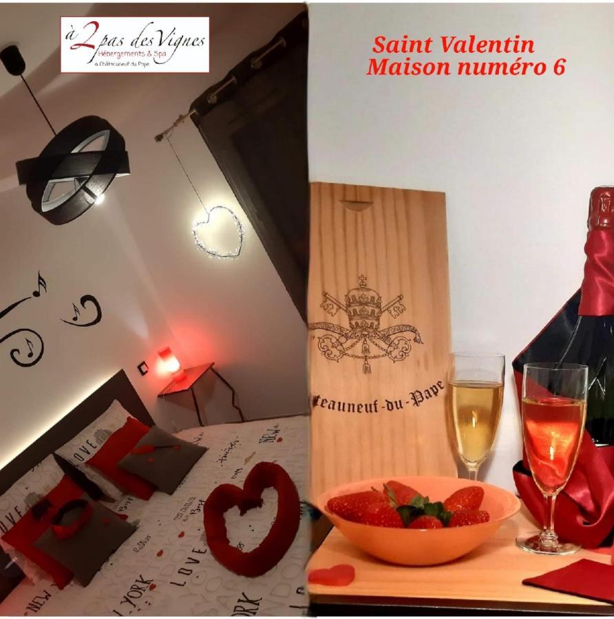 A 2 Pas Des Vignes, Hebergements Et Spa, Maison Numero 6, A Chateauneuf Du Pape Luaran gambar