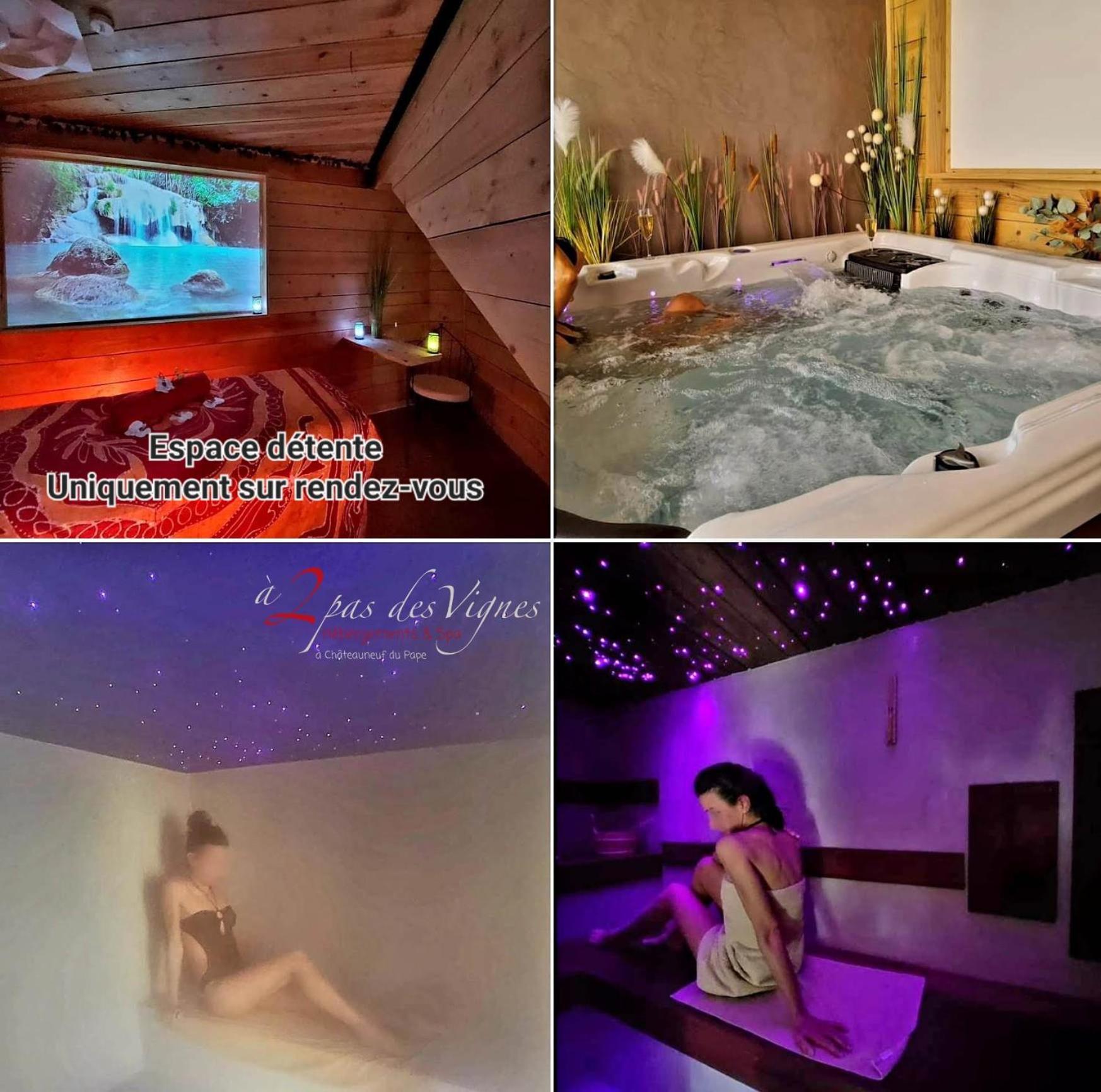A 2 Pas Des Vignes, Hebergements Et Spa, Maison Numero 6, A Chateauneuf Du Pape Luaran gambar