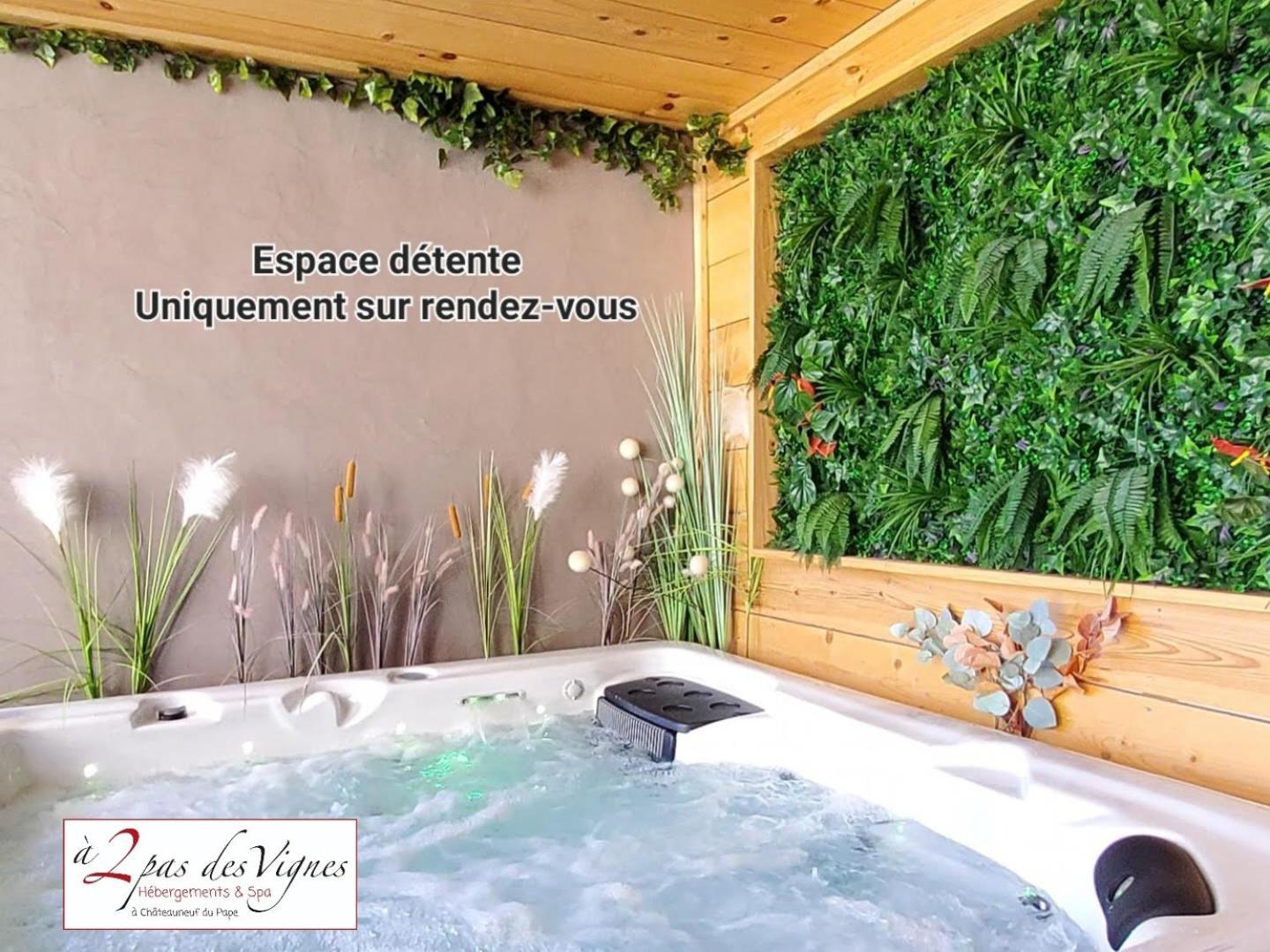 A 2 Pas Des Vignes, Hebergements Et Spa, Maison Numero 6, A Chateauneuf Du Pape Luaran gambar